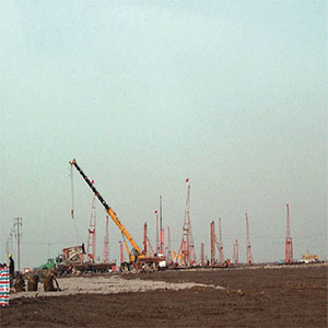 新疆国泰新华2X350MV动力站基础工程